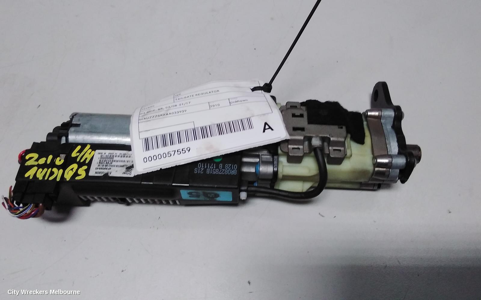 AUDI Q5 TAILGATE REGULATOR, RH SIDE, 8R, 03/2008 - 01/2017