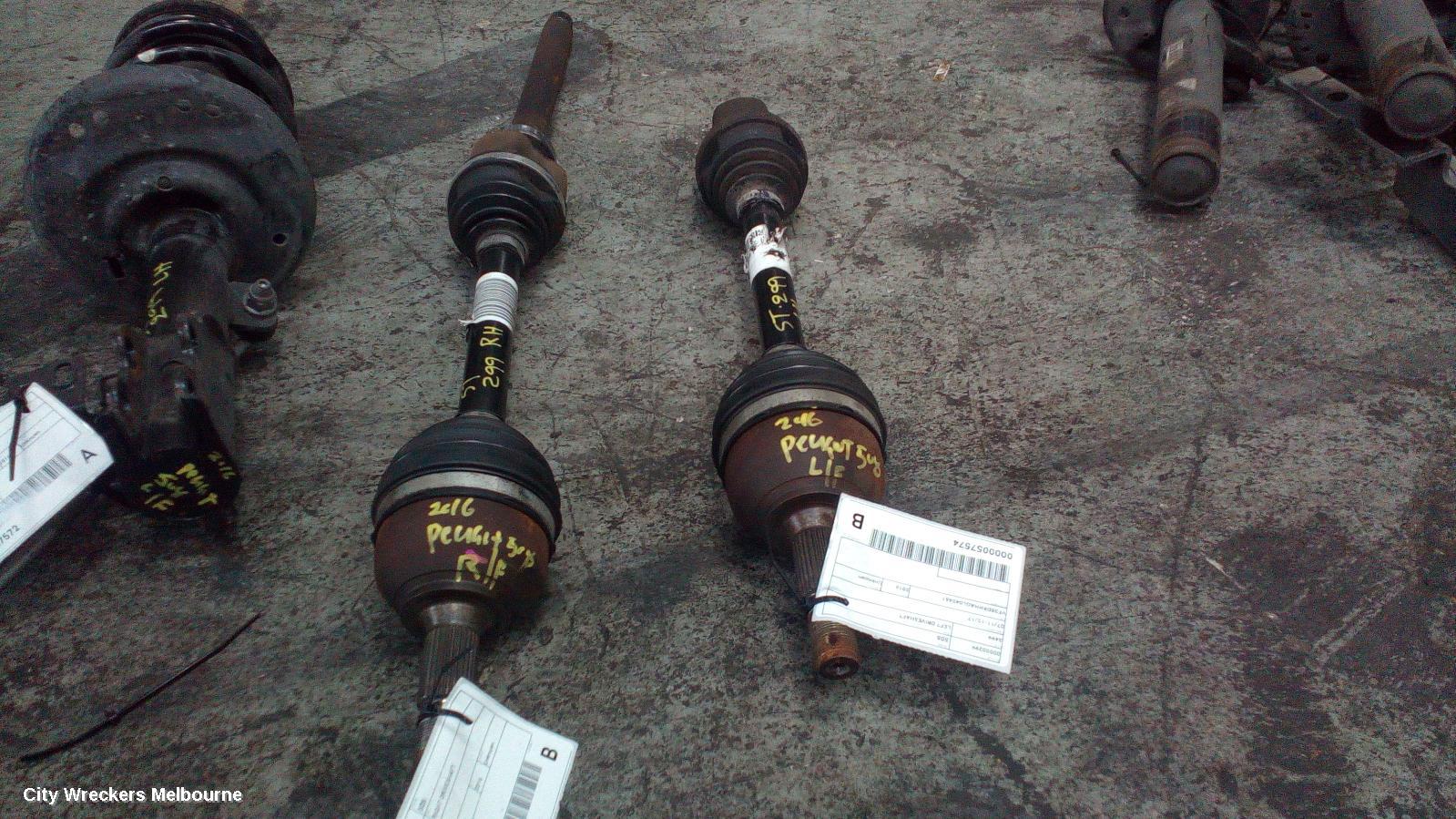 PEUGEOT 508 RIGHT DRIVESHAFT, 07/2011 - 12/2017