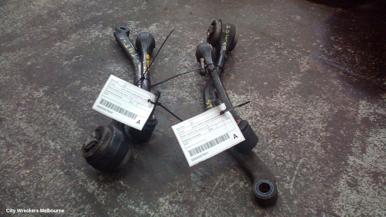 BMW X3 LEFT FRONT LOWER CONTROL ARM, FRONT (CURVED), E83, 06/2004 - 11/2010