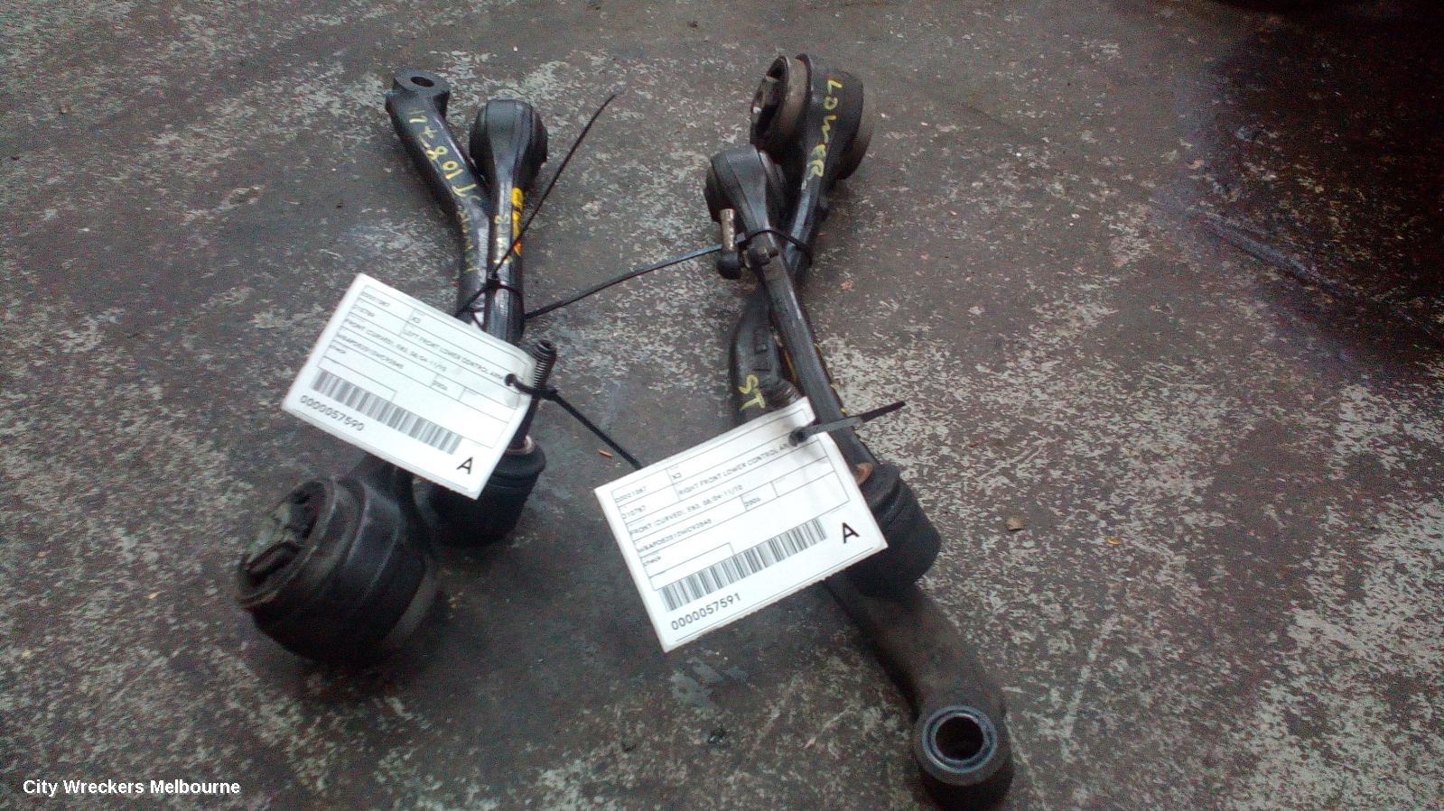 BMW X3 RIGHT FRONT LOWER CONTROL ARM, FRONT (CURVED), E83, 06/2004 - 11/2010