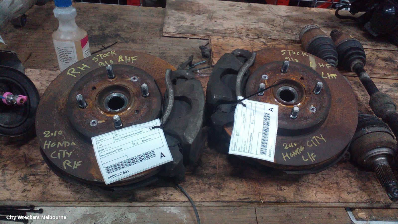 HONDA CITY RIGHT FRONT HUB ASSEMBLY, 02/2009 - 12/2013