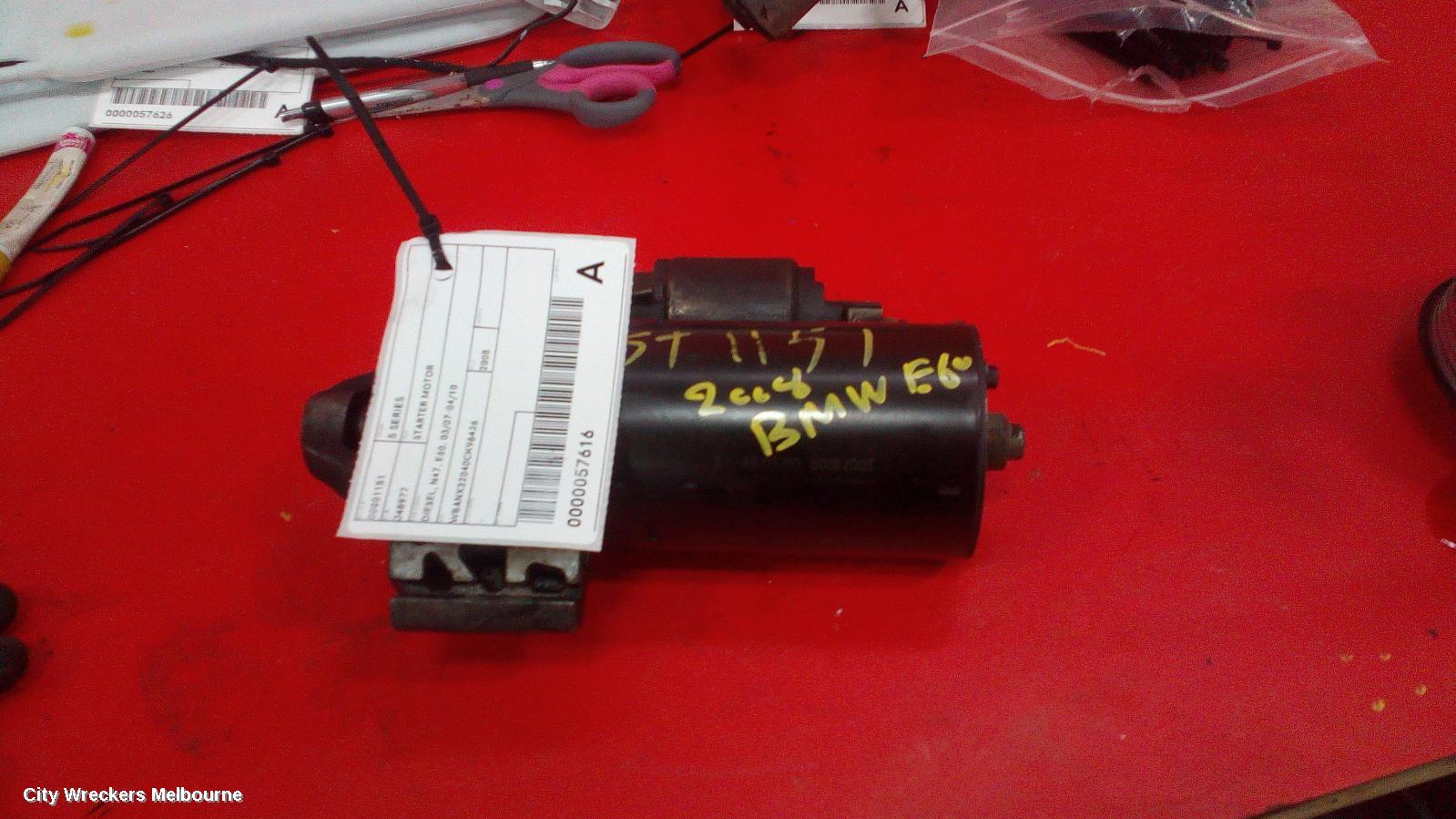 BMW 5 SERIES STARTER, DIESEL, N47, E60, 03/2007 - 04/2010