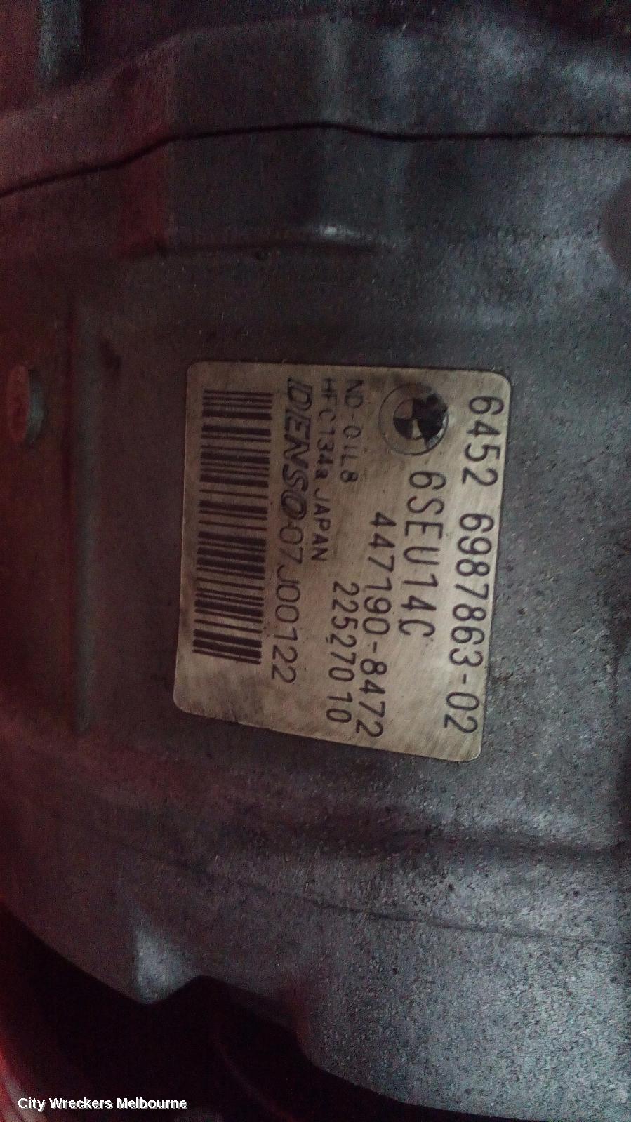 BMW 5 SERIES A/C COMPRESSOR, E60, 4CYL, DIESEL, P/N 64526987862, 03/2007 - 04/2010