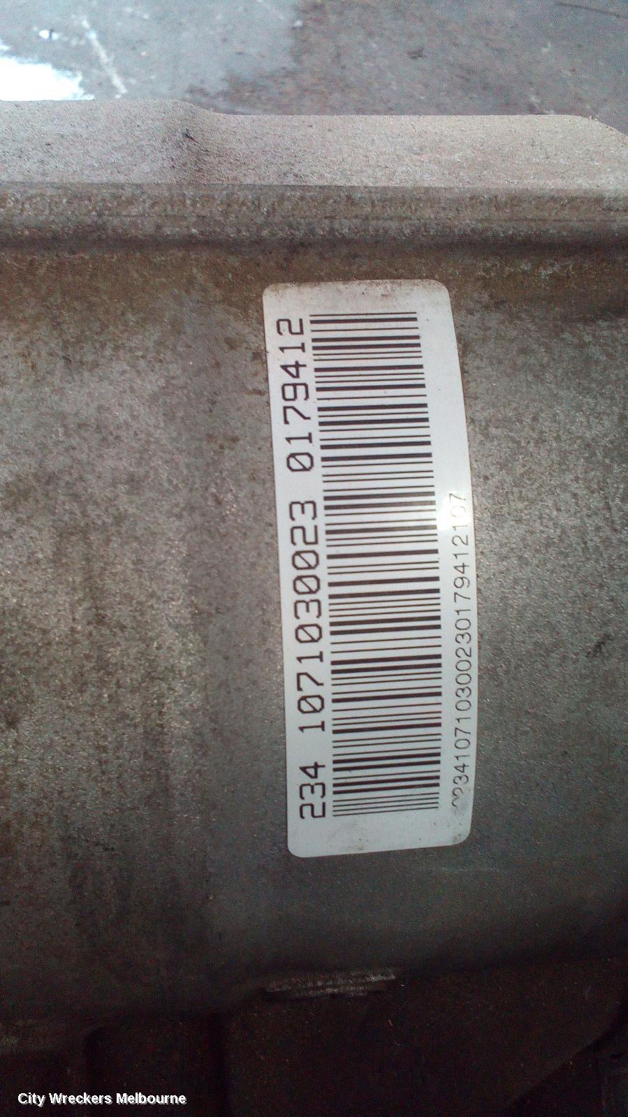 BMW 5 SERIES TRANS/GEARBOX, AUTO, DIESEL, 2.0, 520D, TURBO, N47, E60, 6HP19 (W2N CODE), 09/2008 - 04/2010
