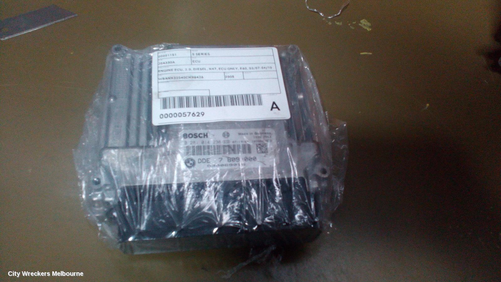 BMW 5 SERIES ECU, ENGINE ECU, 2.0, DIESEL, N47, ECU ONLY, E60, 03/2007 - 04/2010