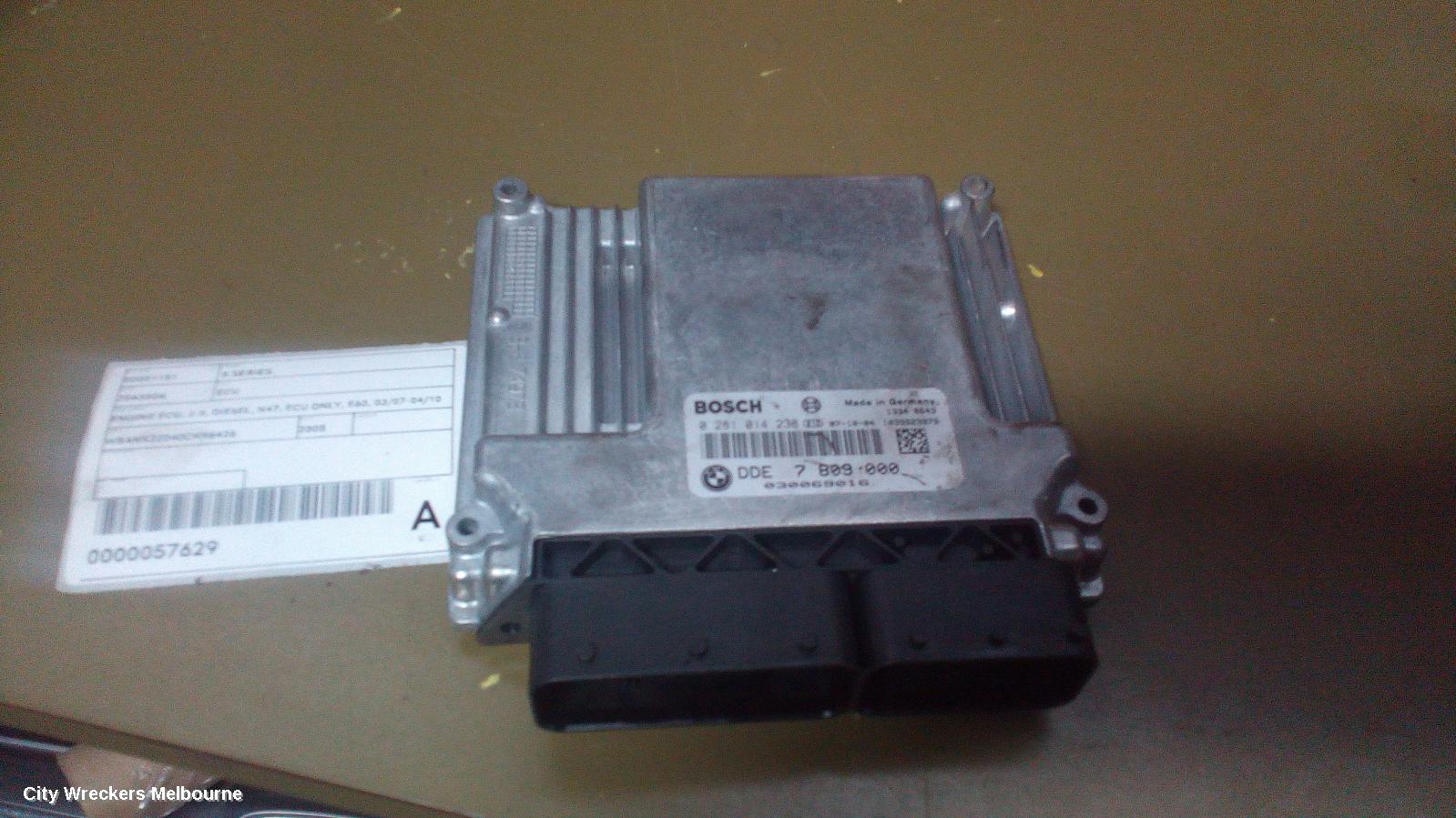 BMW 5 SERIES ECU, ENGINE ECU, 2.0, DIESEL, N47, ECU ONLY, E60, 03/2007 - 04/2010
