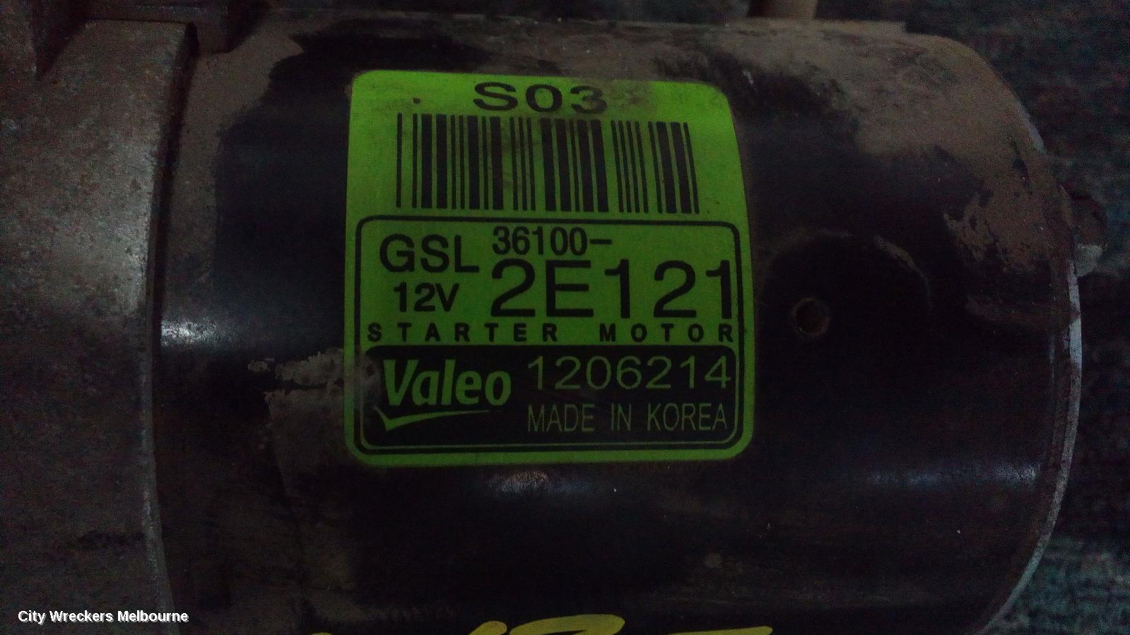 HYUNDAI IX35 STARTER, PETROL, 2.0, G4NC, LM SERIES, 06/2013 - 01/2016