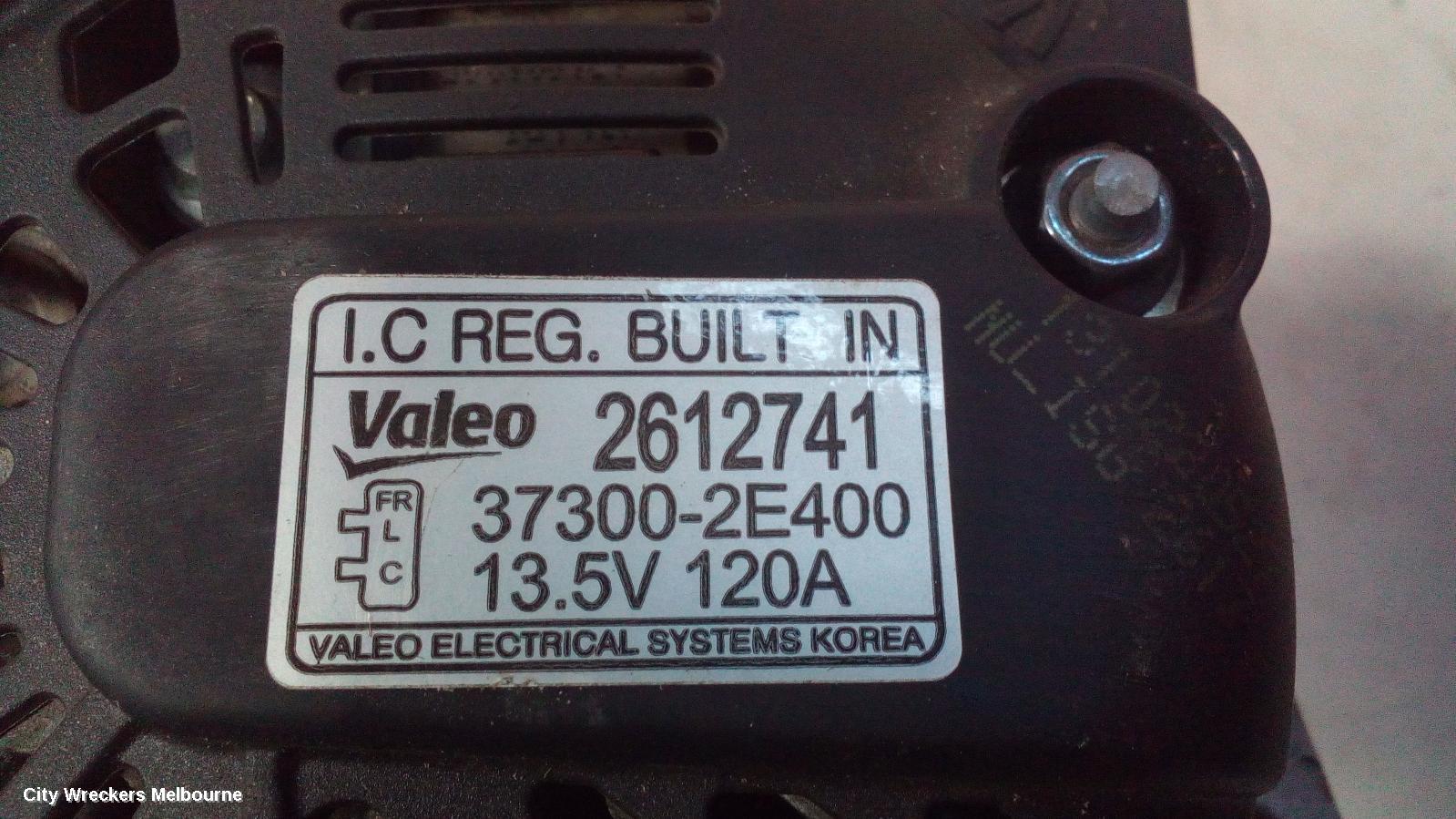 HYUNDAI IX35 ALTERNATOR, PETROL, 2.0, G4NC, LM SERIES, 06/2013 - 01/2016