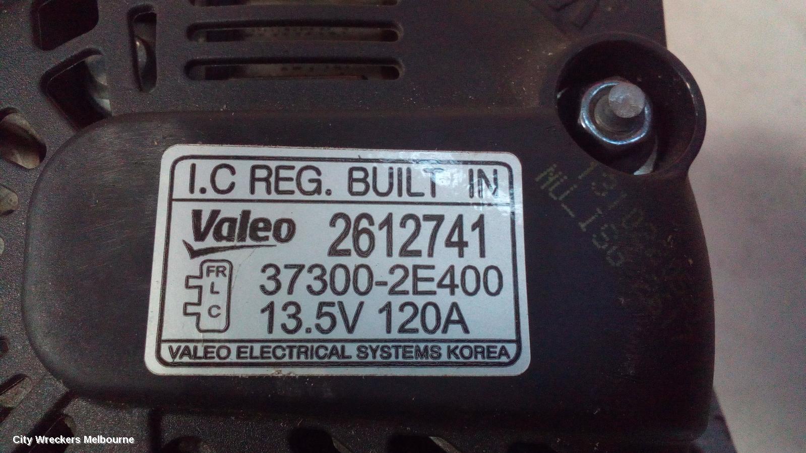 HYUNDAI IX35 ALTERNATOR, PETROL, 2.0, G4NC, LM SERIES, 06/2013 - 01/2016