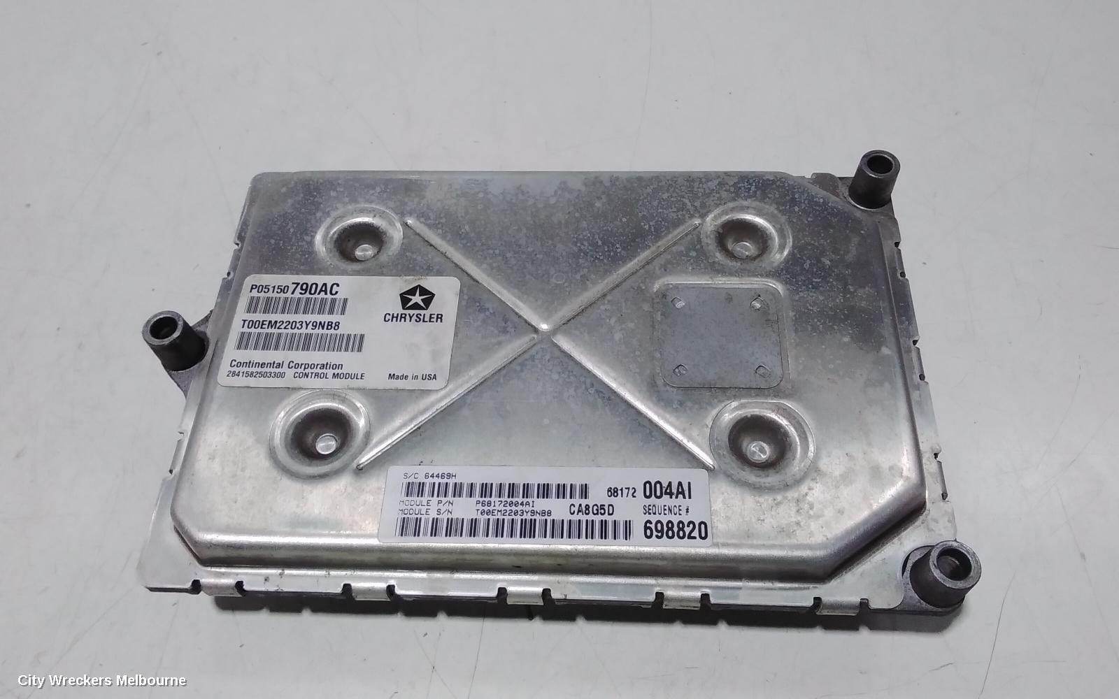 JEEP GRANDCHEROKEE ECU, ENGINE ECU, 3.6, PETROL, ECU ONLY, WK, 10/2010 ONWARDS