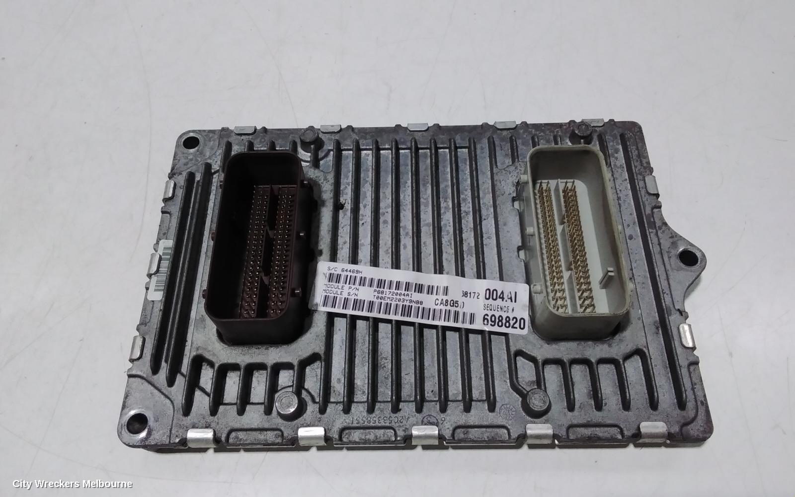 JEEP GRANDCHEROKEE ECU, ENGINE ECU, 3.6, PETROL, ECU ONLY, WK, 10/2010 ONWARDS