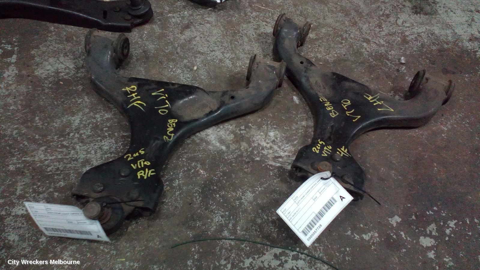 MERCEDES VITO RIGHT FRONT LOWER CONTROL ARM, 639, 04/2004 - 01/2011
