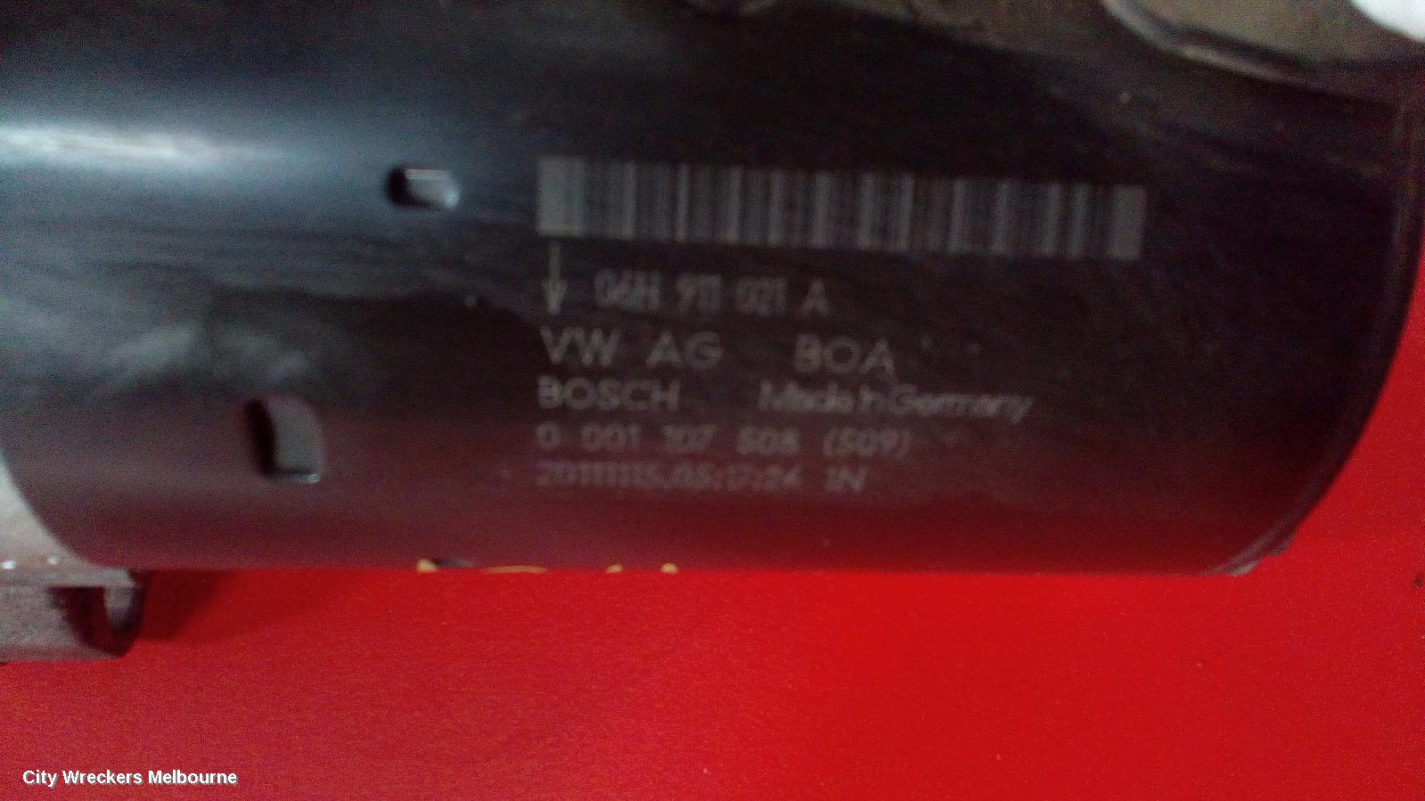 AUDI A4 STARTER, PETROL, 2.0, TURBO, B8 8K, CDNB/CDNC CODE, 02/2008 - 09/2015