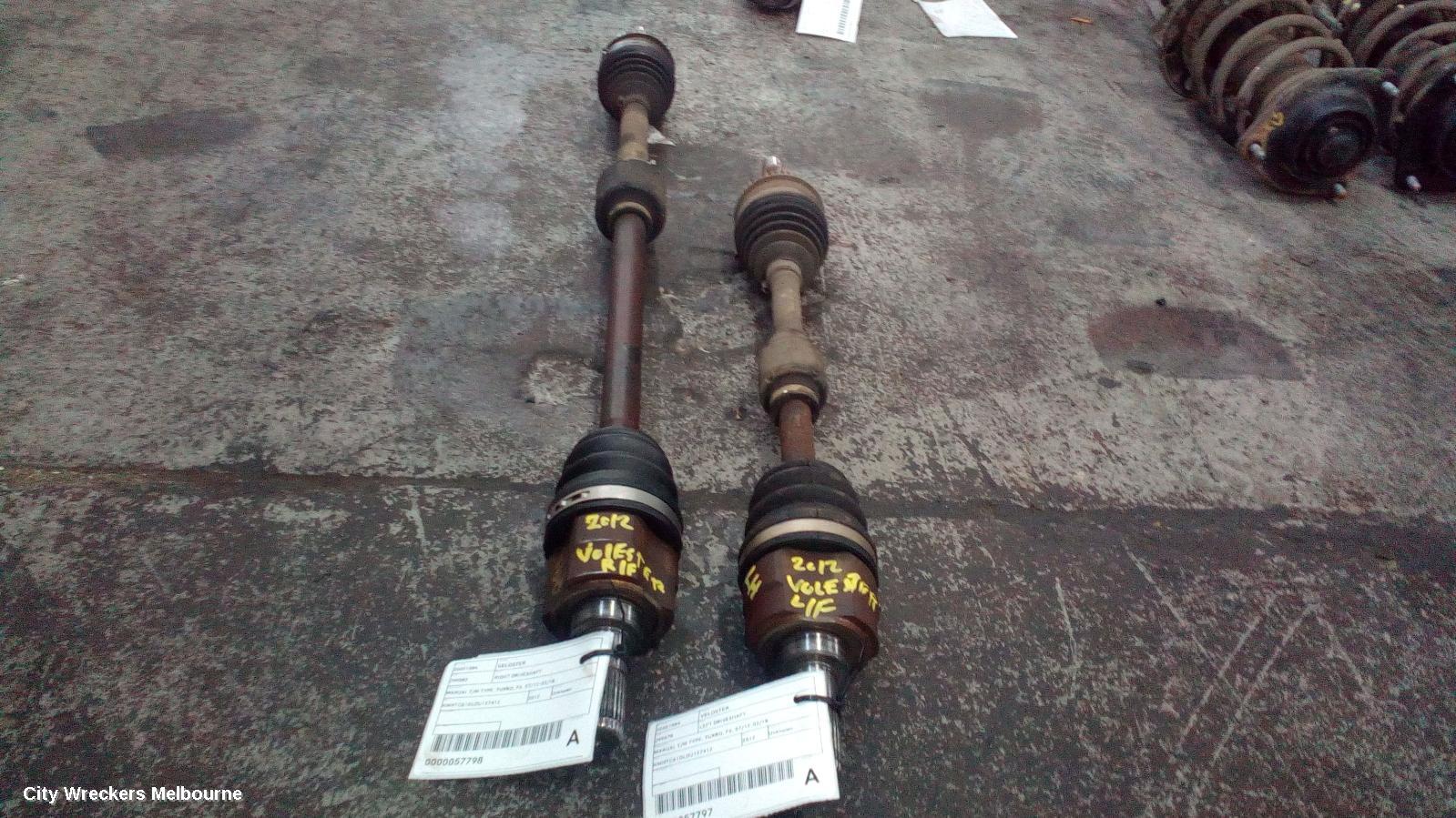 HYUNDAI VELOSTER RIGHT DRIVESHAFT, MANUAL T/M TYPE, TURBO, FS, 07/2012 - 02/2018