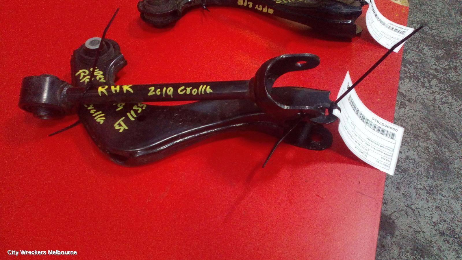 TOYOTA COROLLA RIGHT REAR TRAILING ARM, UPPER CONTROL ARM, E210, 07/2018 ONWARDS