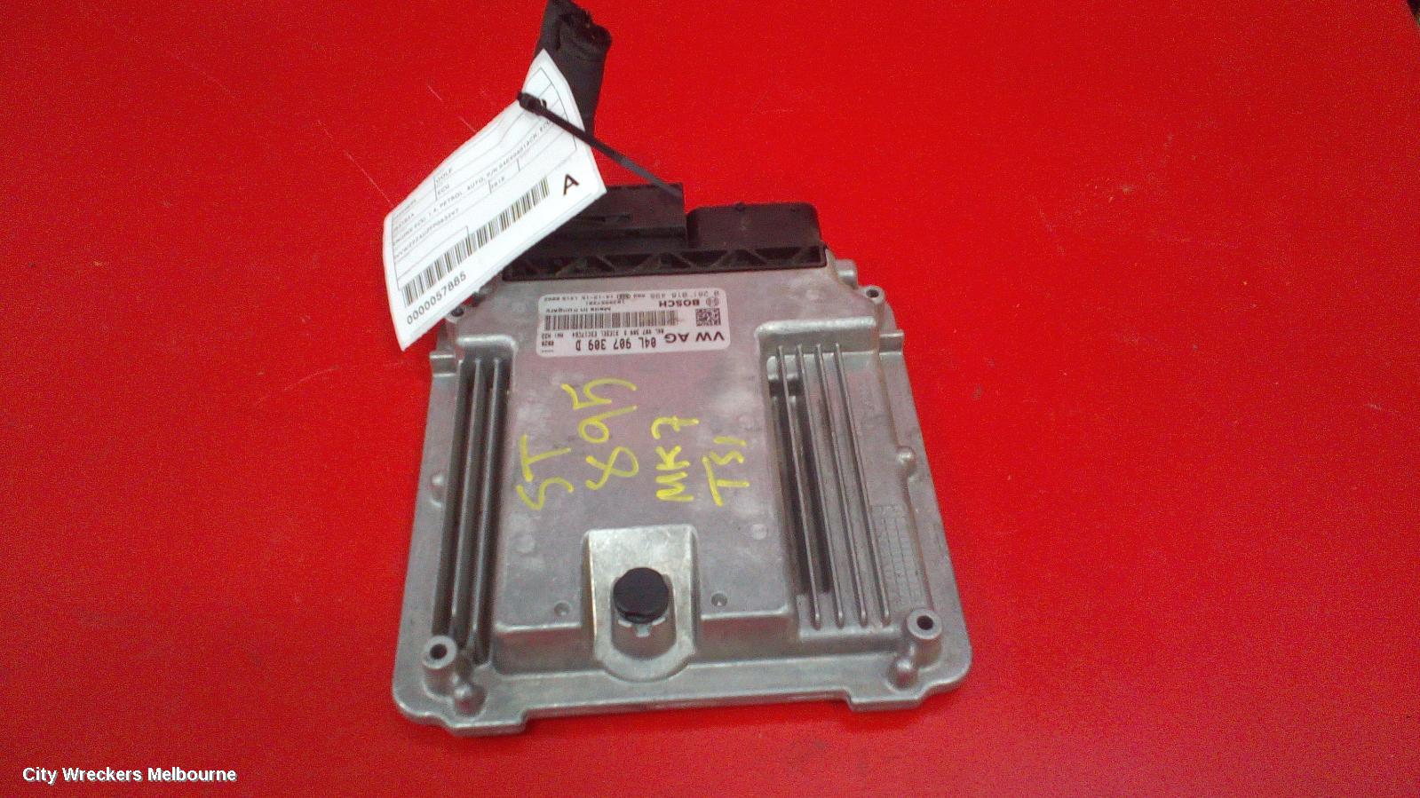 VOLKSWAGEN GOLF ECU, ENGINE ECU, 1.4, PETROL, AUTO, P/N 04E906016CN, ECU ONLY, GEN 7, 03/2013 ONWARDS