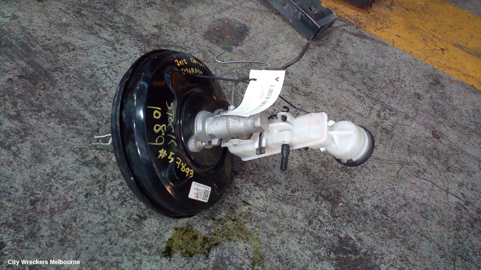 HOLDEN COLORADO BRAKE BOOSTER, RG/RG 7, MANUAL T/M, 01/2012 - 12/2020