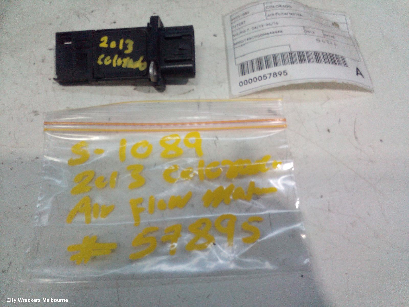 HOLDEN COLORADO AIR FLOW METER, RG/RG 7, 06/2012 - 04/2015