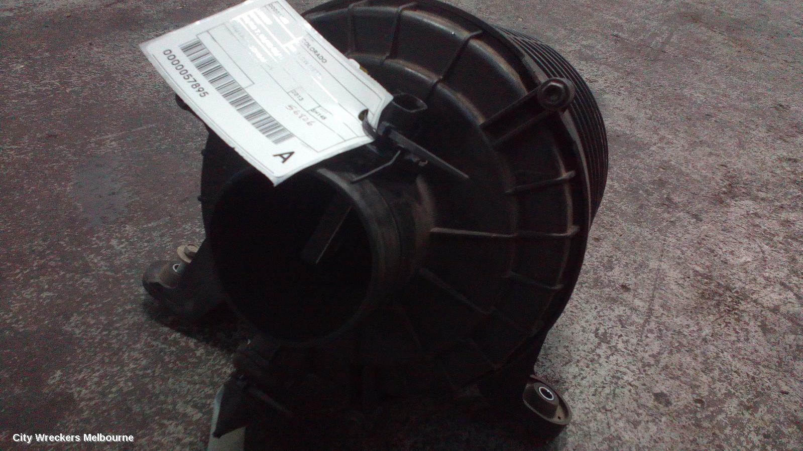 HOLDEN COLORADO AIR FLOW METER, RG/RG 7, 06/2012 - 04/2015