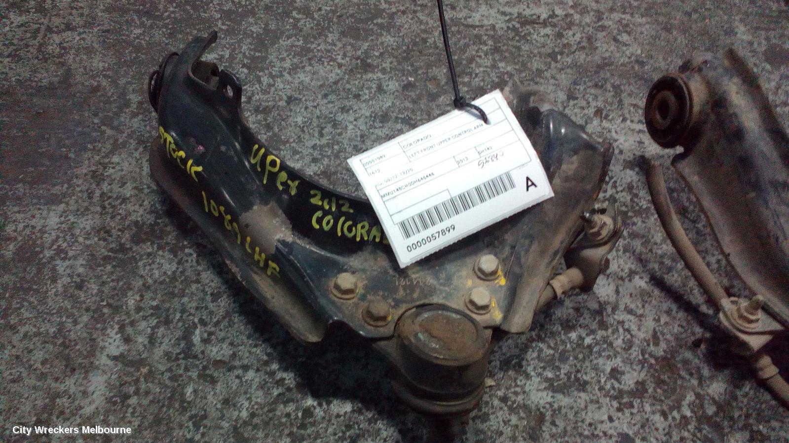 HOLDEN COLORADO LEFT FRONT UPPER CONTROL ARM, RG, 2WD, 06/2012 - 12/2020