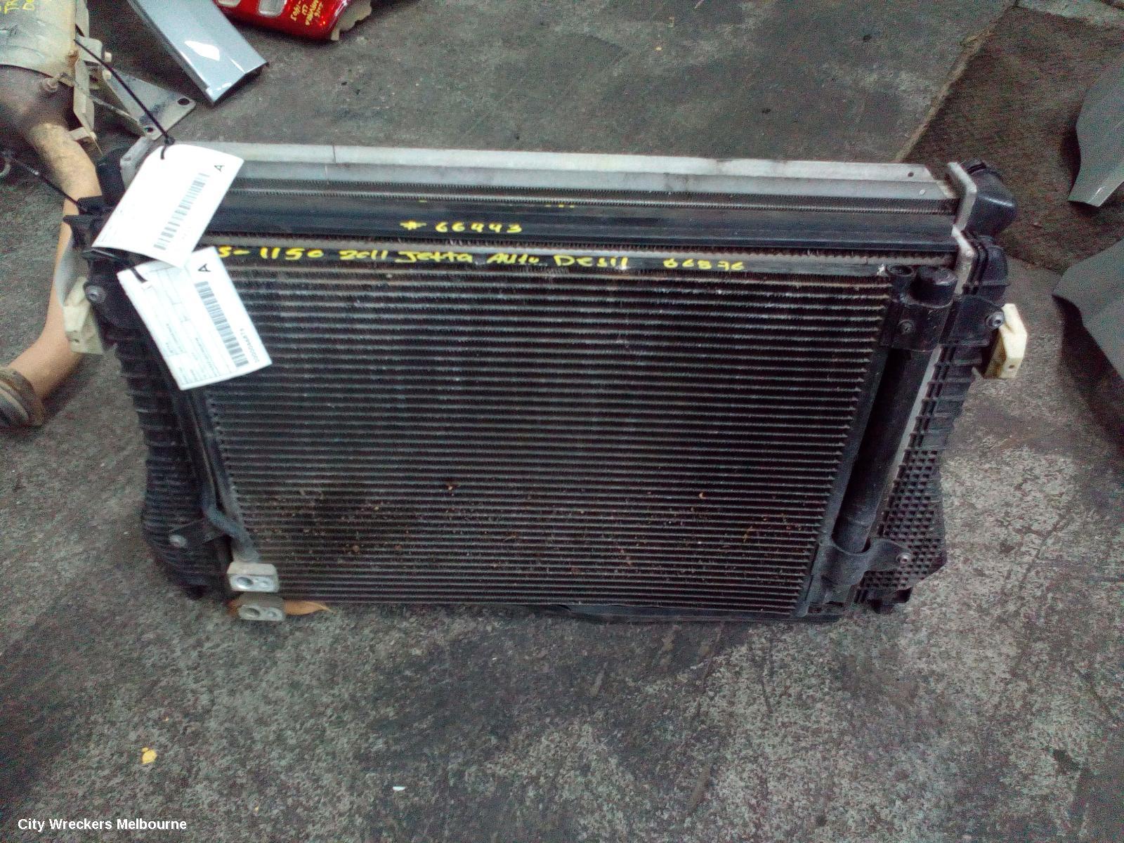 VOLKSWAGEN JETTA A/C CONDENSER, 1B, 02/2011 - 12/2017