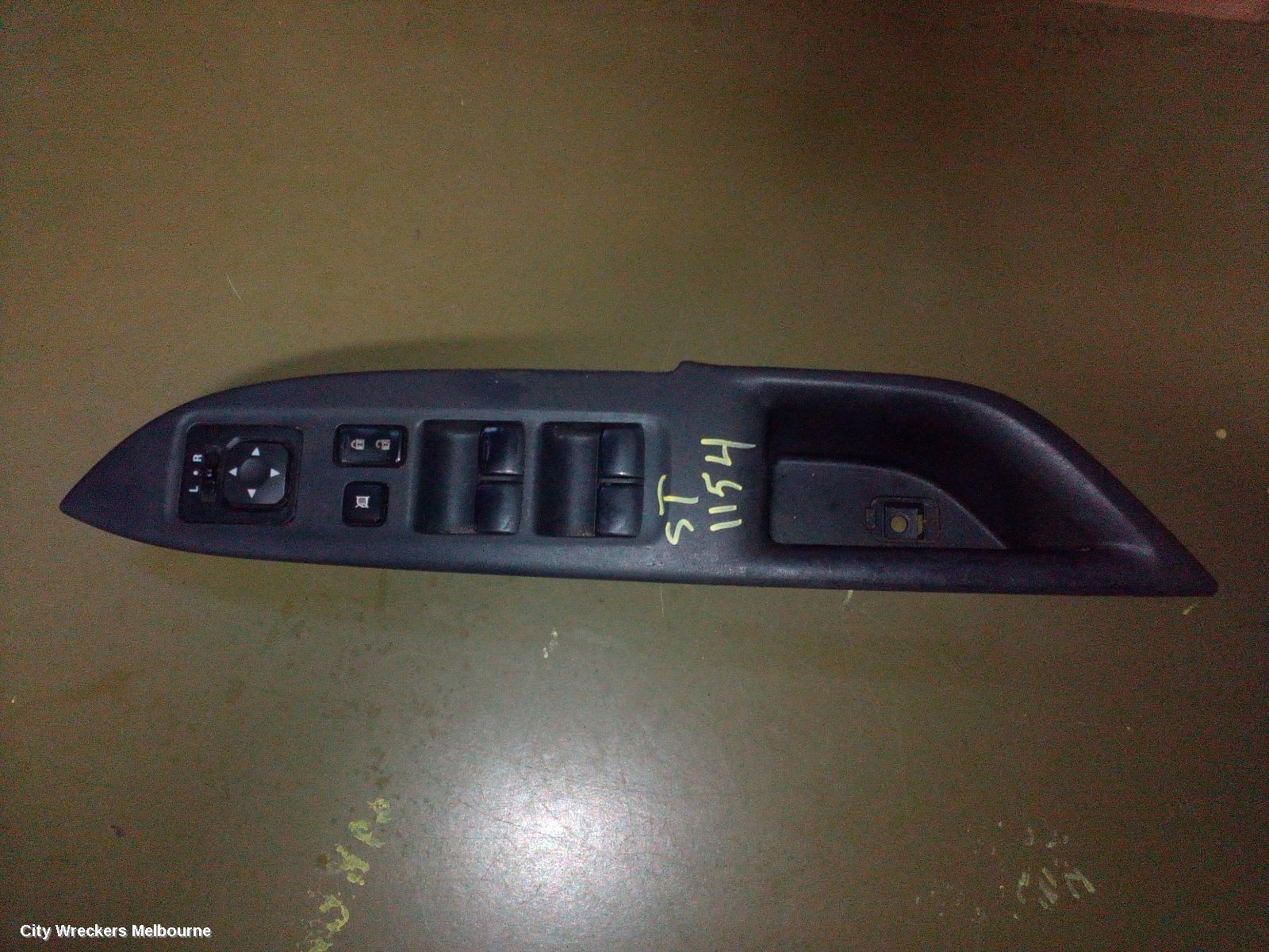 MITSUBISHI OUTLANDER PWR DR WIND SWITCH, RH FRONT (MASTER SWITCH), ZJ, 10/2012 - 03/2015