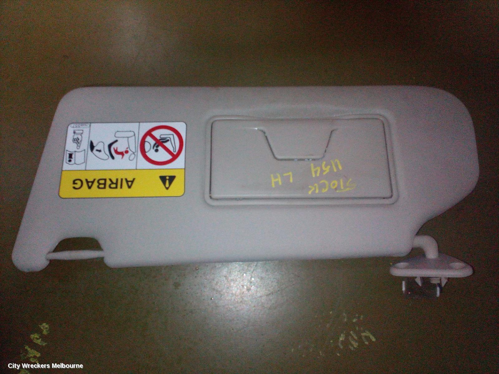 MITSUBISHI OUTLANDER SUNVISOR, ZJ, LH SIDE, 10/2012 - 03/2015
