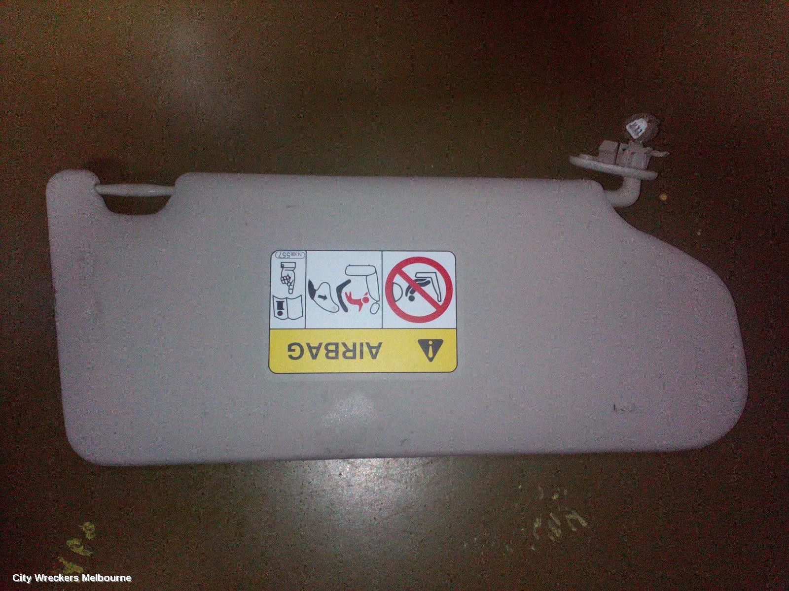 MITSUBISHI OUTLANDER SUNVISOR, ZJ, LH SIDE, 10/2012 - 03/2015