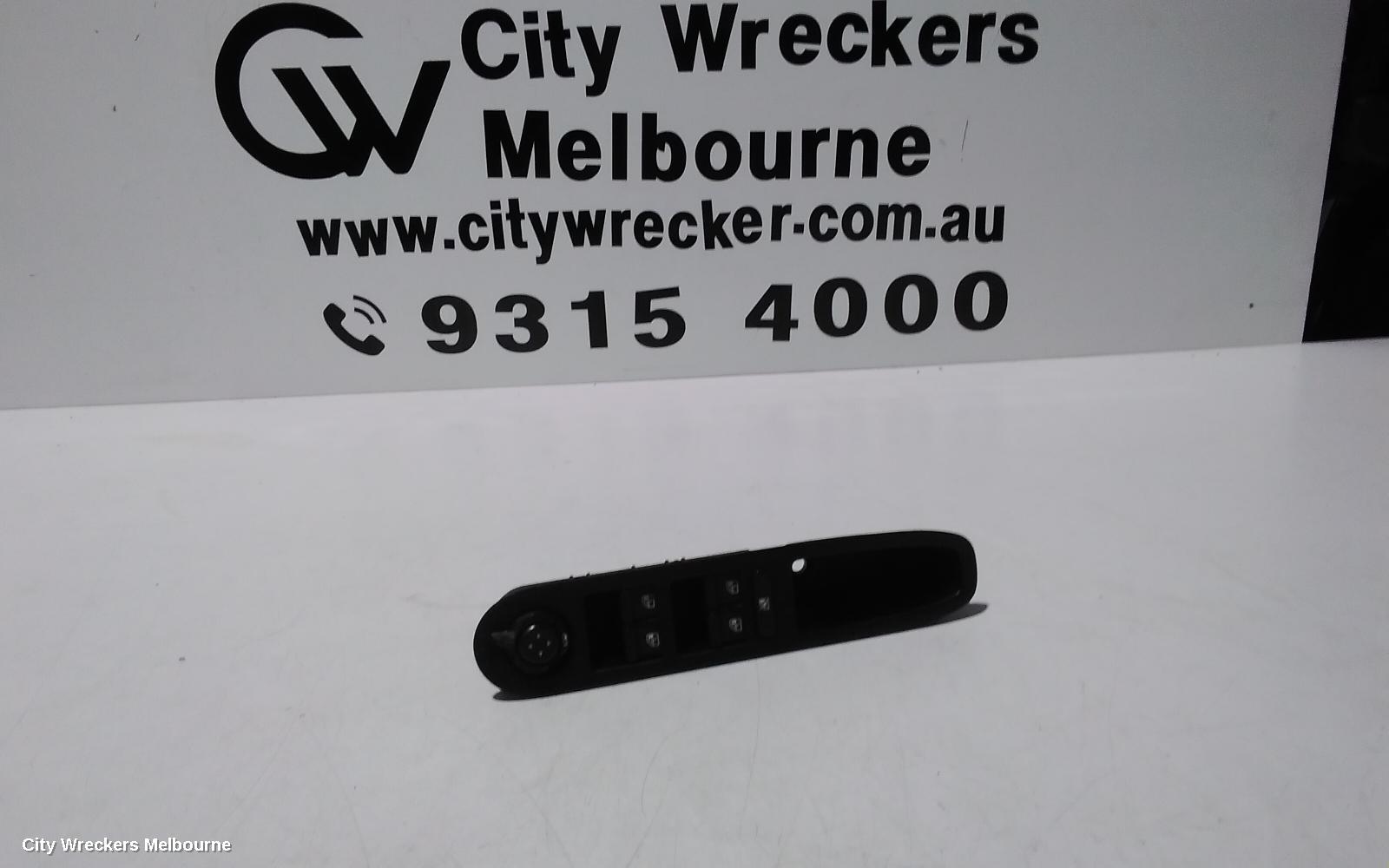 ALFA ROMEO 159 PWR DR WIND SWITCH, RH FRONT (MASTER SWITCH), NON FOLDING MIRROR SWITCH TYPE, 06/2006 - 01/2012