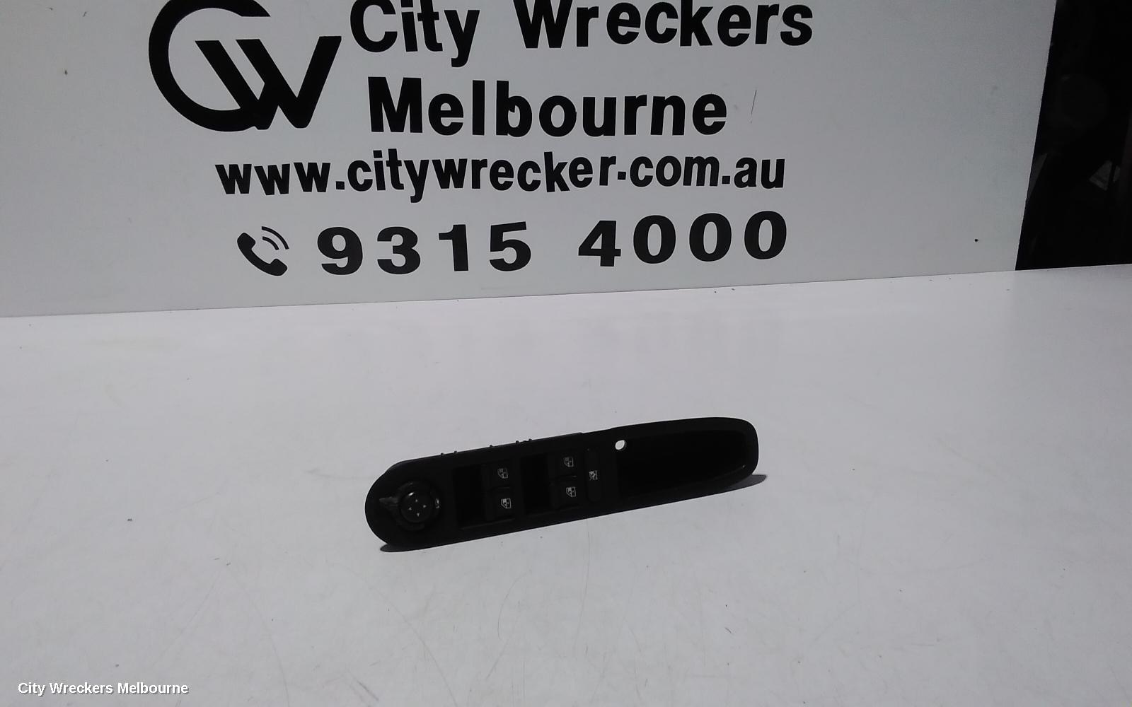 ALFA ROMEO 159 PWR DR WIND SWITCH, RH FRONT (MASTER SWITCH), NON FOLDING MIRROR SWITCH TYPE, 06/2006 - 01/2012