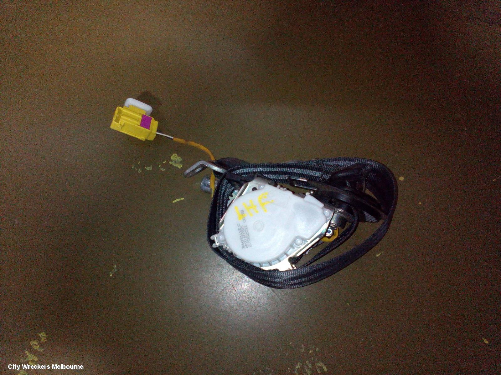 VOLKSWAGEN TIGUAN SEATBELT/STALK, LH FRONT, SEAT BELT STALK ONLY, BIG PLUG TYPE, 5N, 05/2008 - 11/2012