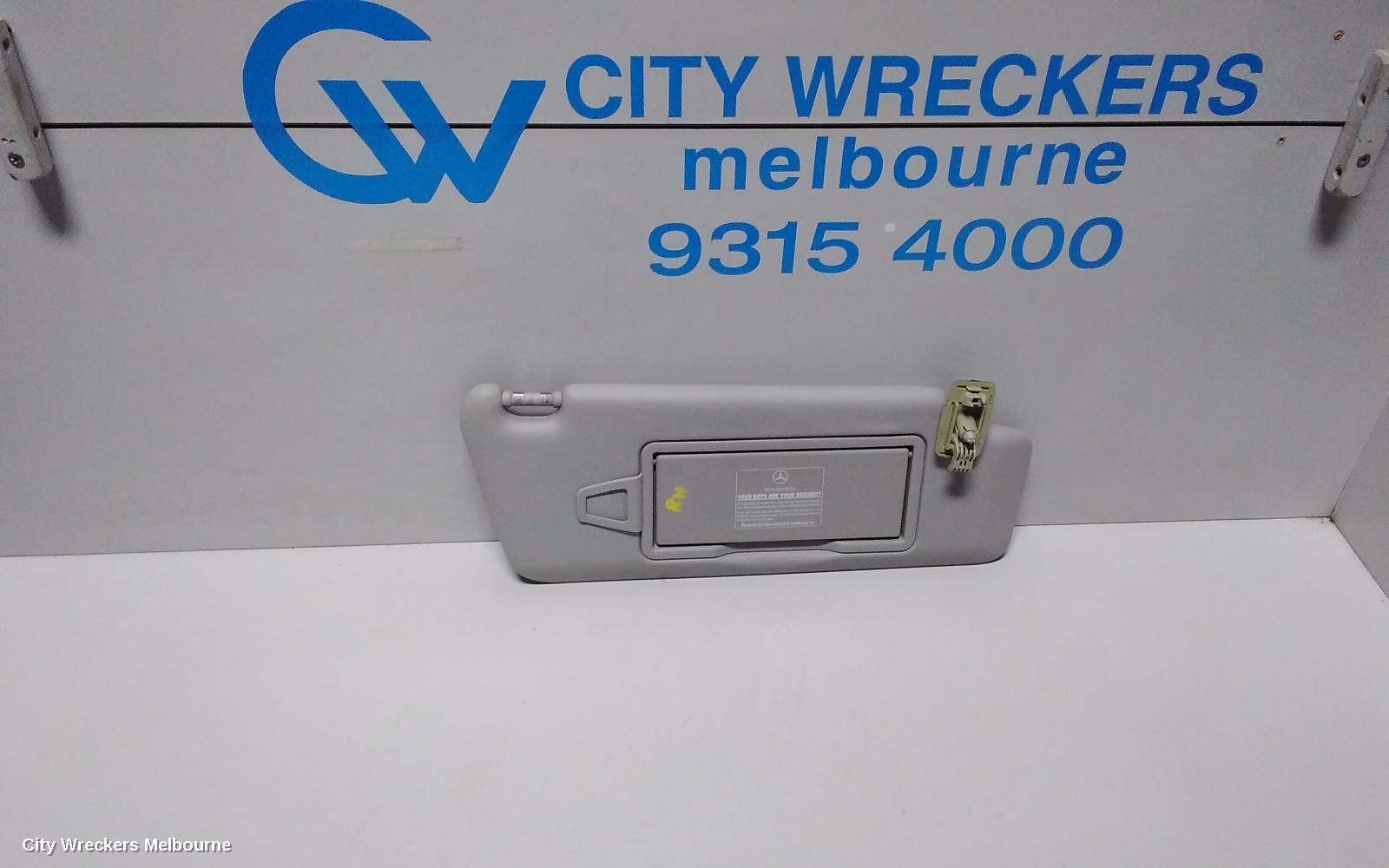MERCEDES C CLASS SUNVISOR, W204, RH SIDE, 07/2007 - 07/2014