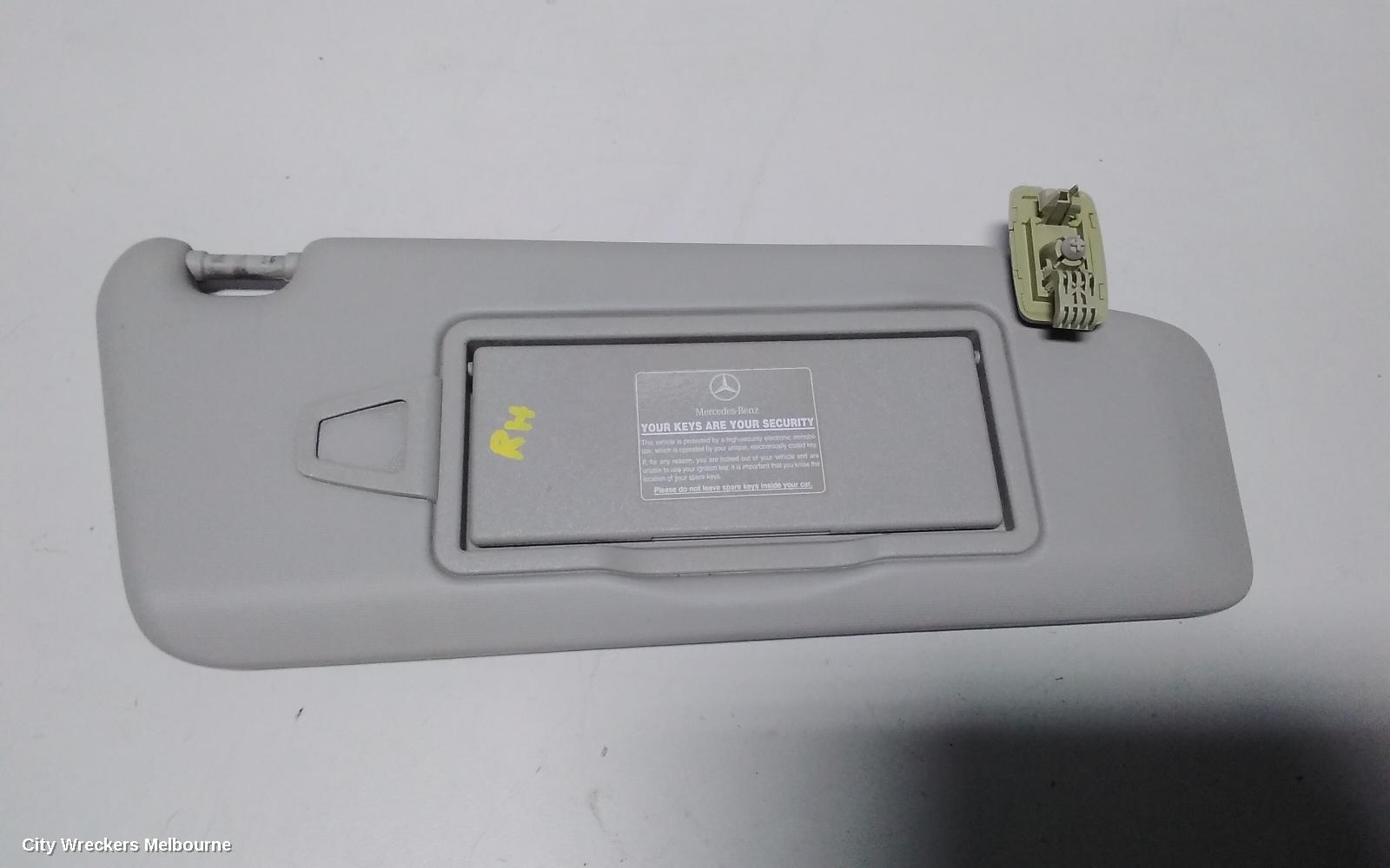 MERCEDES C CLASS SUNVISOR, W204, RH SIDE, 07/2007 - 07/2014