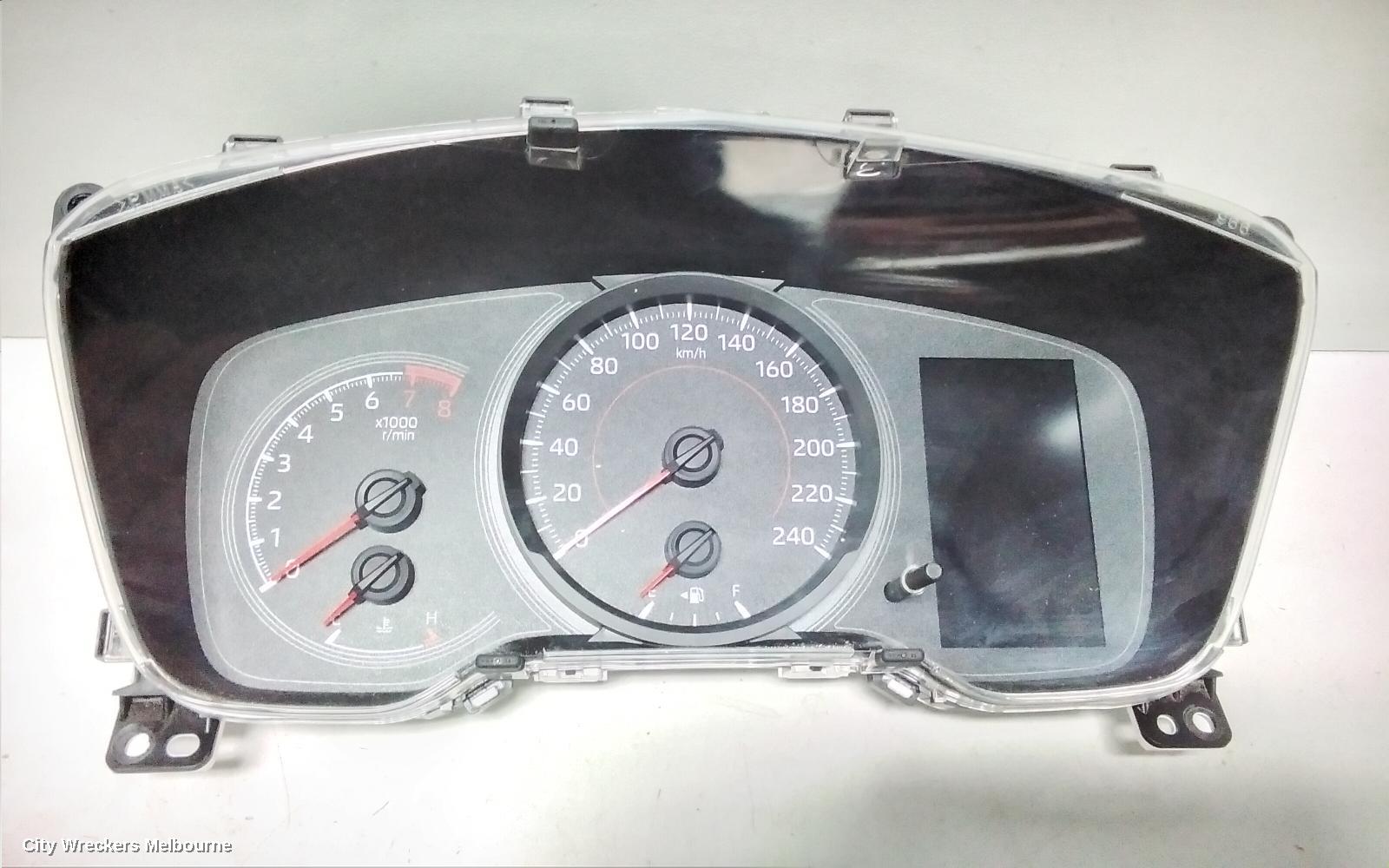 TOYOTA COROLLA INSTRUMENT CLUSTER, HEADS UP DISPLAY UNIT, E210, HATCH/SEDAN, 07/2018 ONWARDS