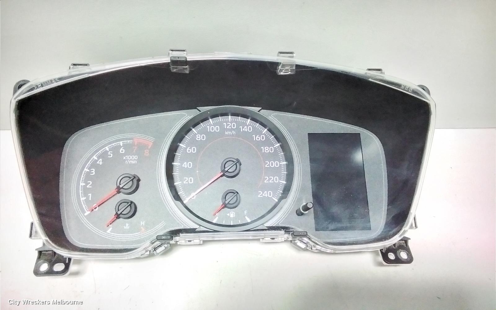TOYOTA COROLLA INSTRUMENT CLUSTER, HEADS UP DISPLAY UNIT, E210, HATCH/SEDAN, 07/2018 ONWARDS