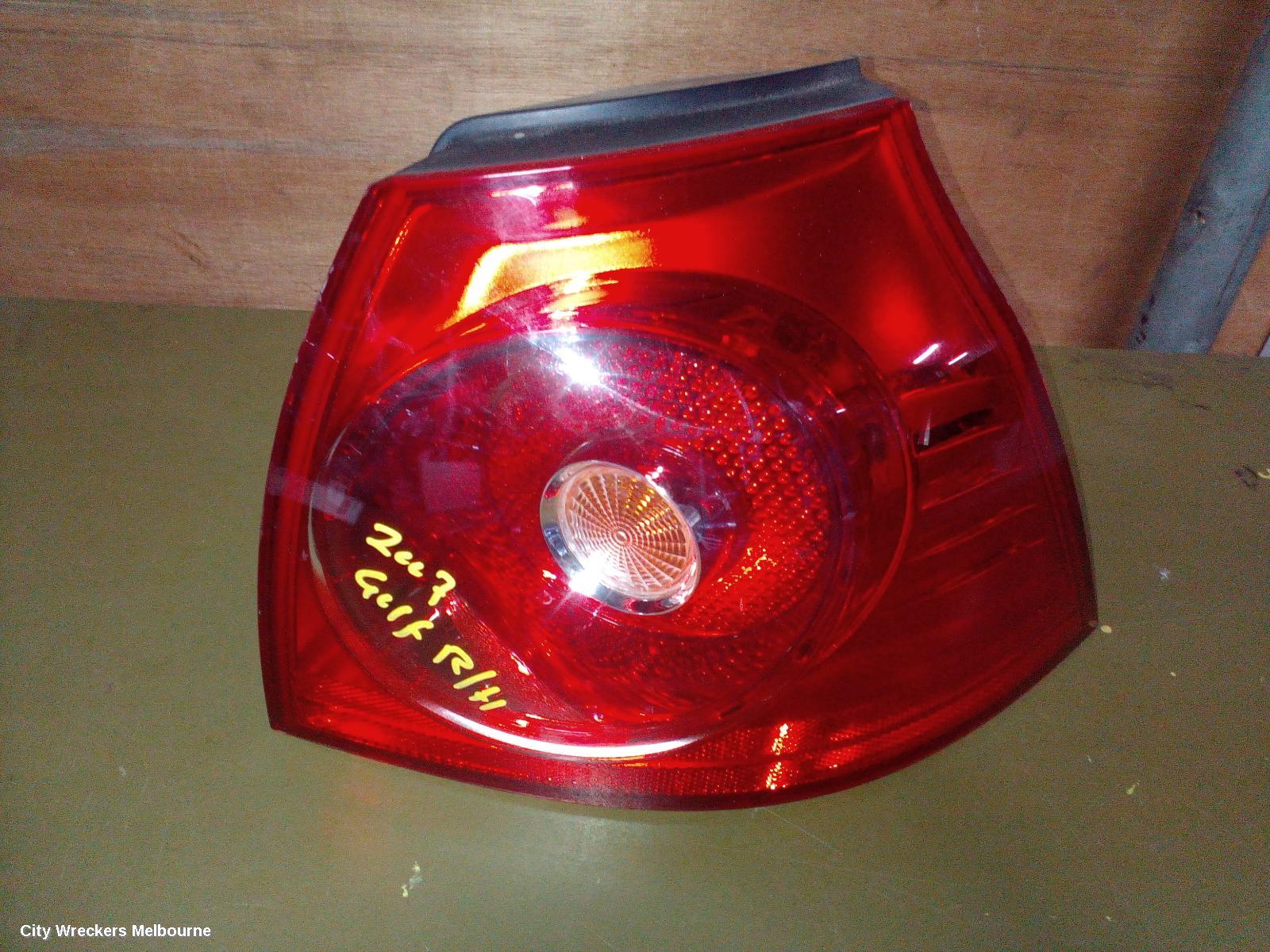 VOLKSWAGEN GOLF LEFT TAILLIGHT, GEN 5, HATCH, NON TINTED TYPE, 07/2004 - 02/2009