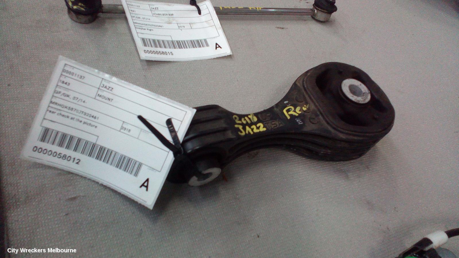 HONDA JAZZ MOUNT, GF/GK, 07/2014 - 12/2020