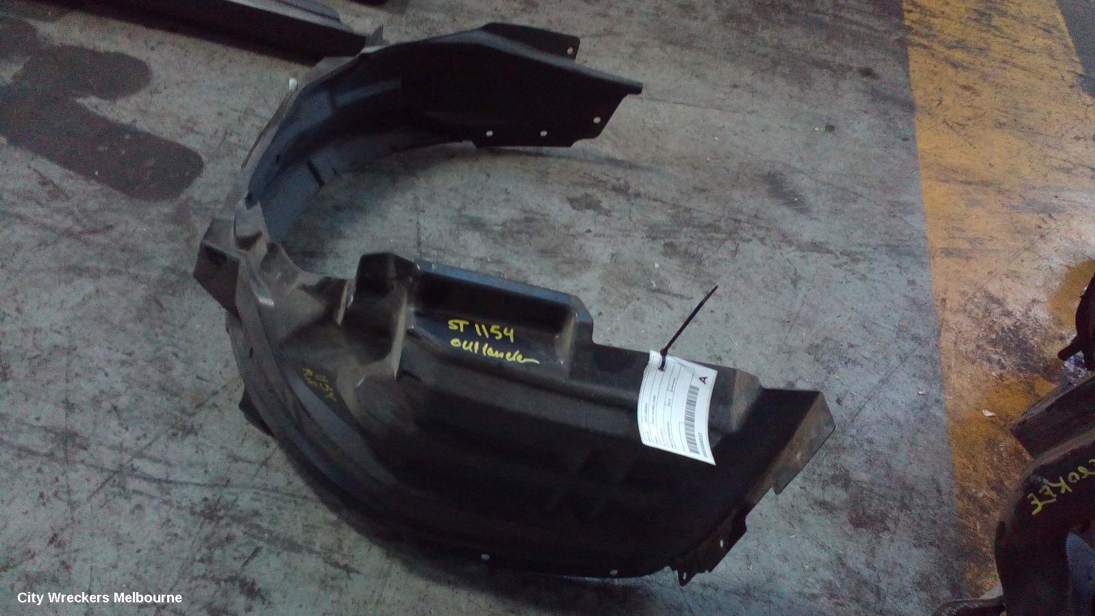 MITSUBISHI OUTLANDER RIGHT GUARD LINER, ZJ, 10/2012 - 02/2014