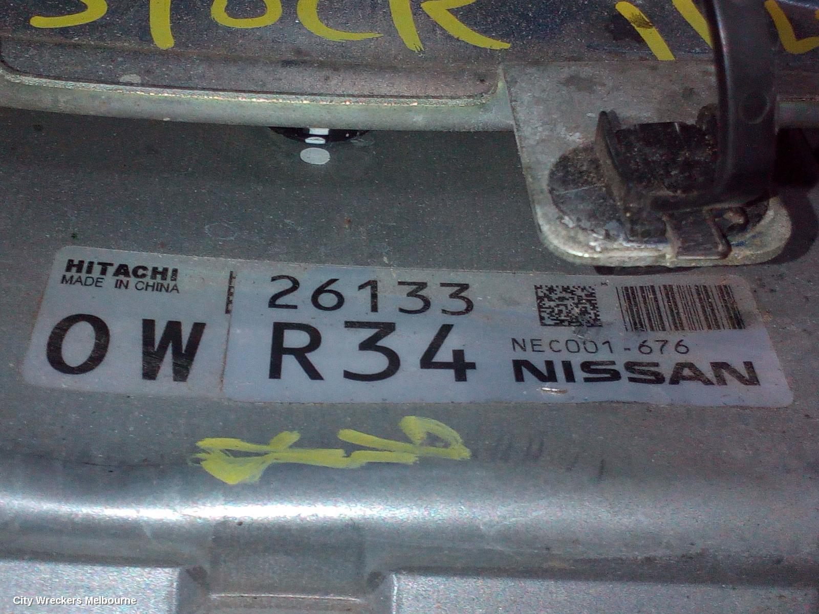 NISSAN PULSAR ECU, ENGINE ECU, ECU ONLY, B17, 12/2012 - 12/2017