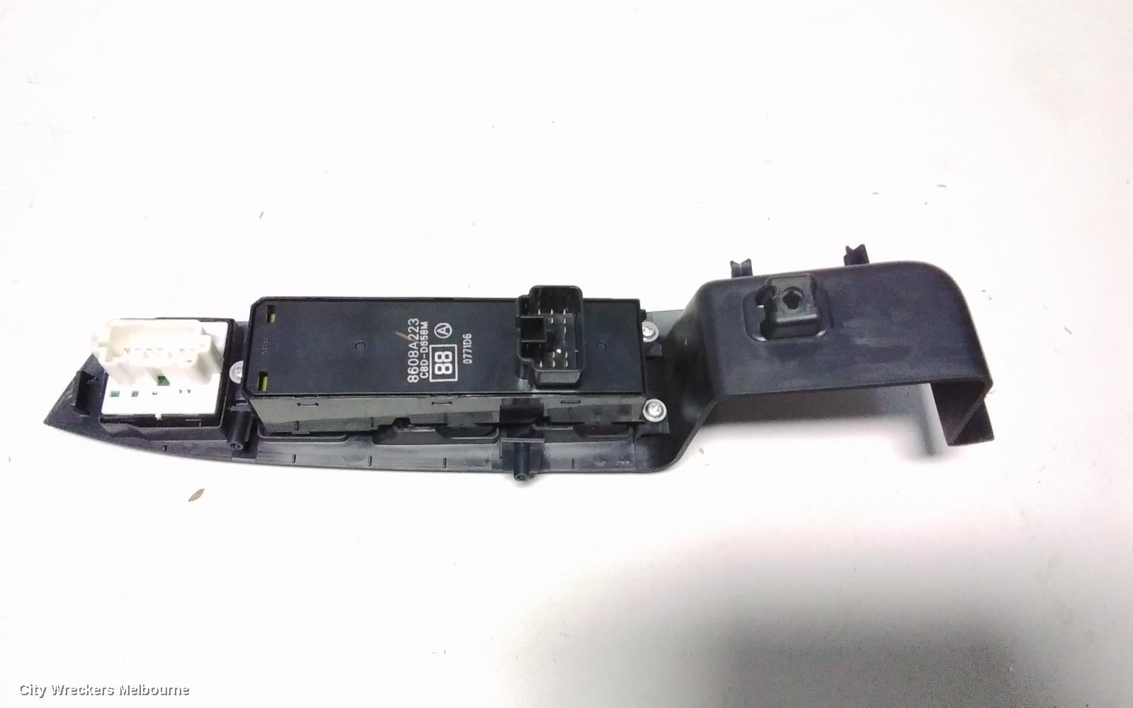 MITSUBISHI OUTLANDER PWR DR WIND SWITCH, RH FRONT (MASTER SWITCH), ZH, 09/2009 - 10/2012