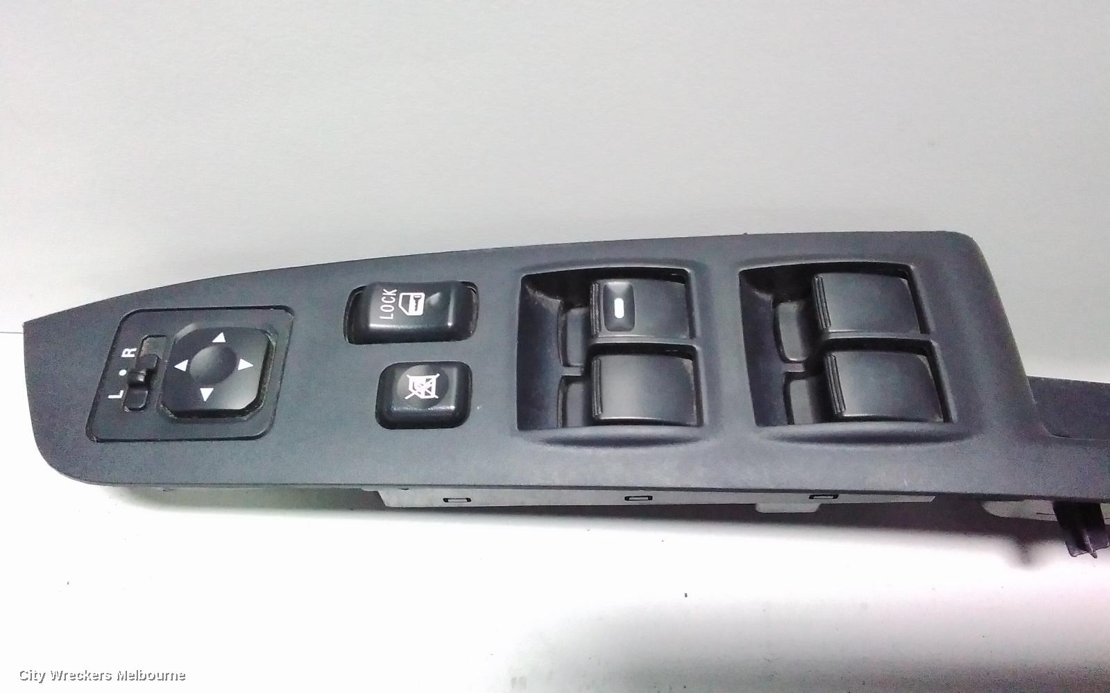 MITSUBISHI OUTLANDER PWR DR WIND SWITCH, RH FRONT (MASTER SWITCH), ZH, 09/2009 - 10/2012