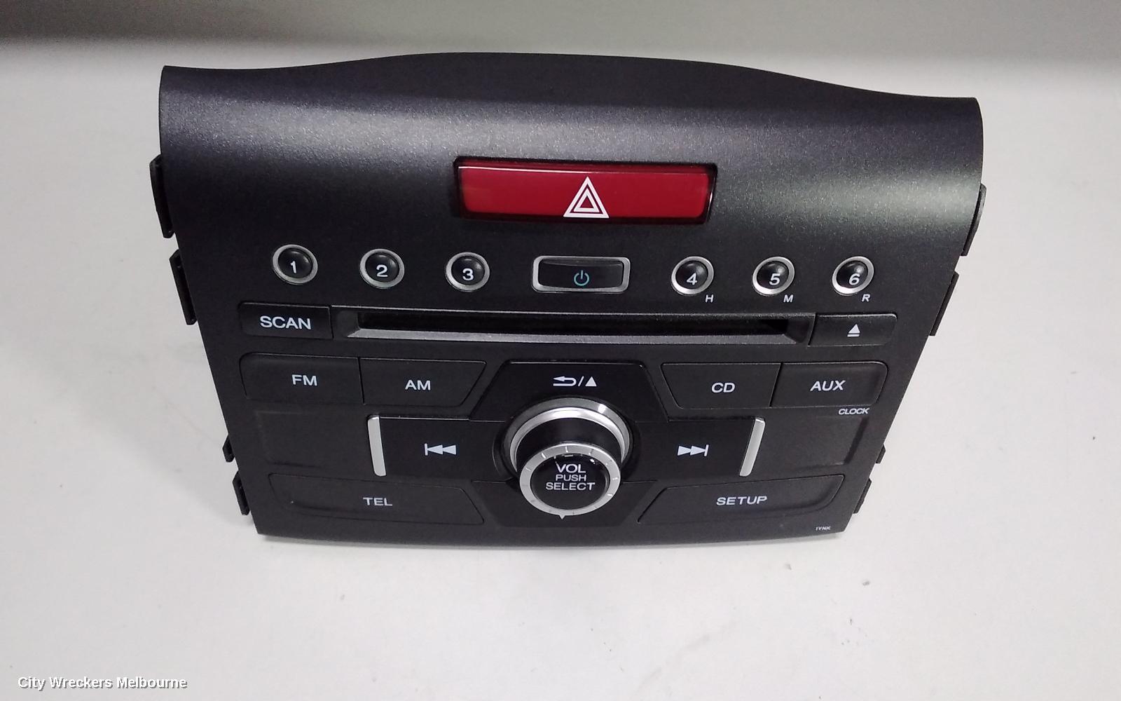HONDA CRV RADIO/CD/DVD/SAT/TV, RADIO/CD PLAYER, RM, 11/2012 - 04/2017