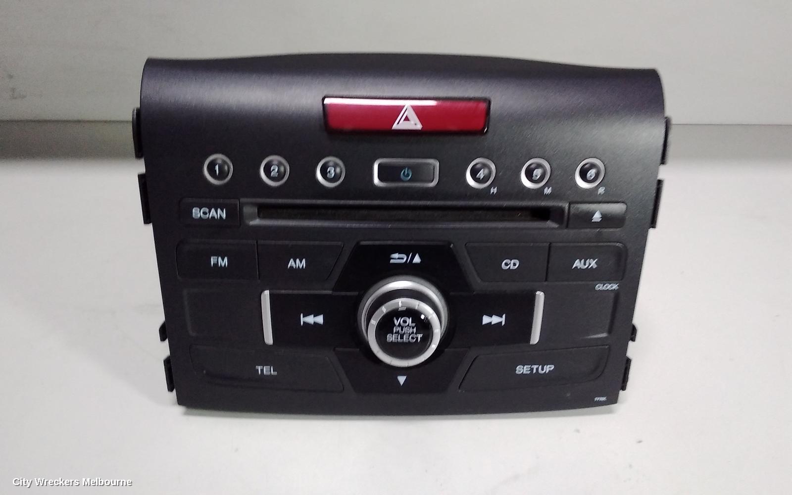 HONDA CRV RADIO/CD/DVD/SAT/TV, RADIO/CD PLAYER, RM, 11/2012 - 04/2017