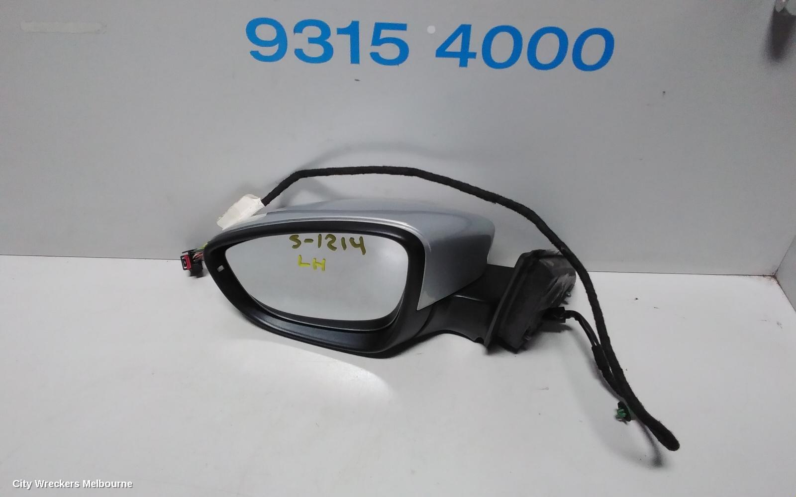 VOLKSWAGEN JETTA LEFT DOOR MIRROR, 1B, POWER FOLD (6XP CODE), 02/2011 - 05/2012
