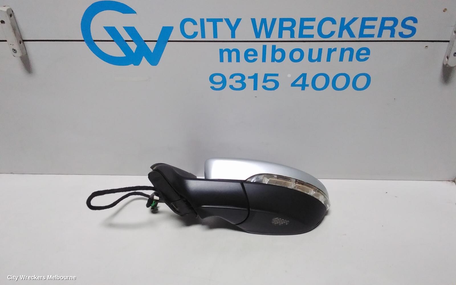 VOLKSWAGEN JETTA LEFT DOOR MIRROR, 1B, POWER FOLD (6XP CODE), 02/2011 - 05/2012