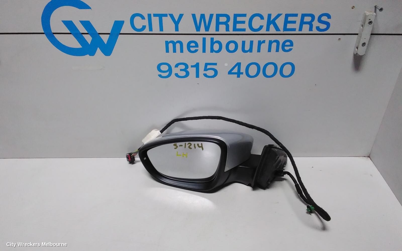 VOLKSWAGEN JETTA LEFT DOOR MIRROR, 1B, POWER FOLD (6XP CODE), 02/2011 - 05/2012