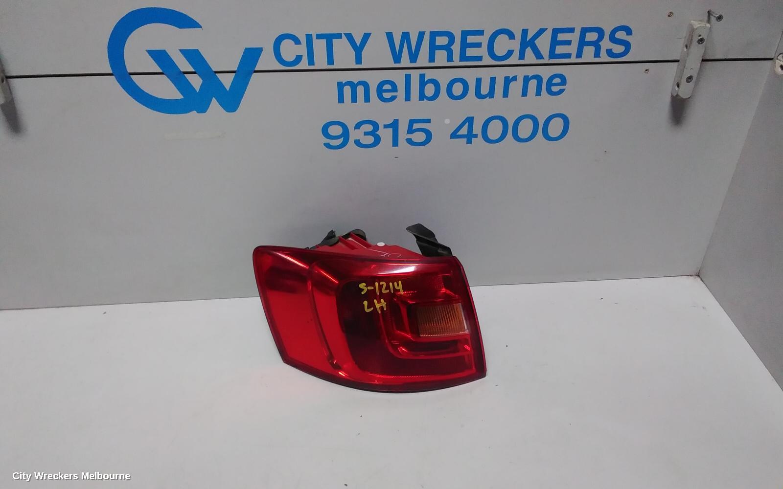 VOLKSWAGEN JETTA LEFT TAILLIGHT, 1B, 02/2011 - 10/2014