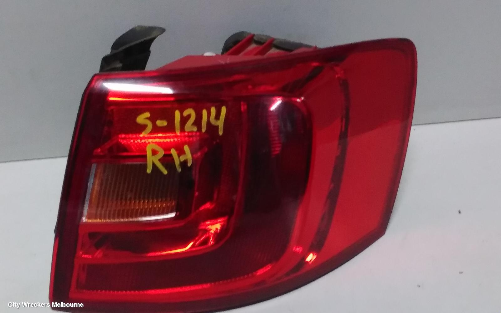 VOLKSWAGEN JETTA RIGHT TAILLIGHT, 1B, 02/2011 - 10/2014