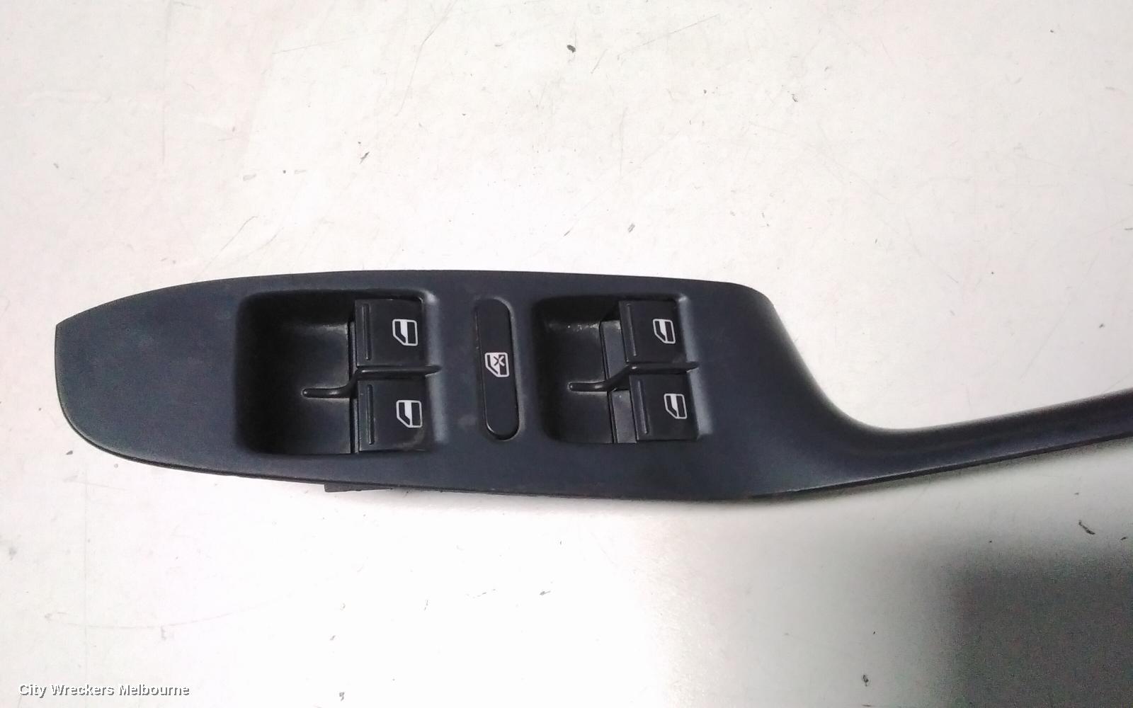 VOLKSWAGEN JETTA PWR DR WIND SWITCH, RH FRONT (MASTER SWITCH), 1B, 02/2011 - 12/2017