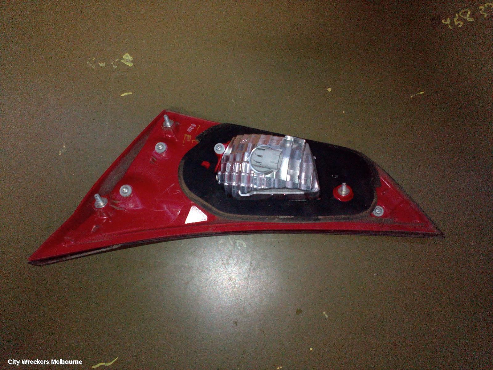 TOYOTA COROLLA REAR GARNISH, TAILGATE LAMP (LH SIDE), ZRE182R, HATCH, 10/2012 - 03/2015